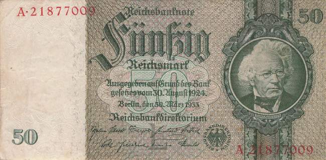 50 Mark 1933 ro.175c L/A